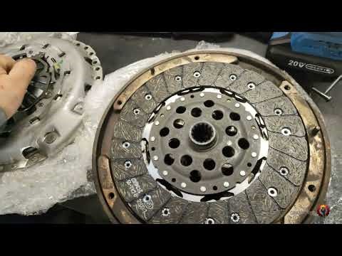 Dual mass flywheel, clutch and slave cylinder STORY XD