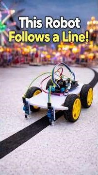 Build a Smart Line Follower Robot 🤖 #aurdino #robot #electronics #project #automation