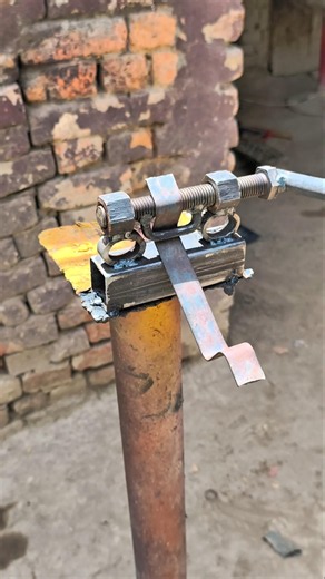 Best DIY Iron Bending Tool Ever Made 🔥 #shorts
