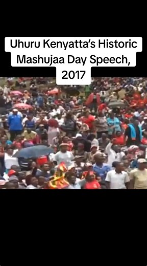Uhuru Kenyatta Mashujaa Day Speech 2017 - Call for Peace & Unity