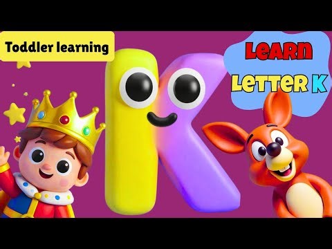 Learn Letter K | K for Kite 🪁, Kangaroo 🦘 & Key 🔑 | ABC Phonics for Kids