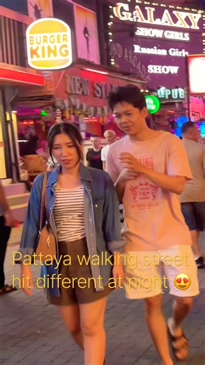 POV: You’re walking down Pattaya’s wildest street 🇹🇭👀