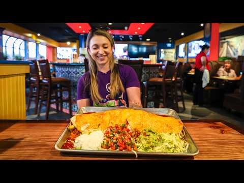 Only 15 Minutes To Finish This Massive 18" El Macho Burrito Challenge!