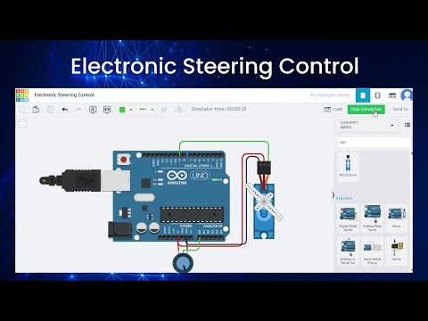 Electronic Steering Control with Arduino | Robotics Project