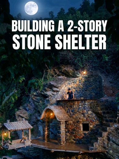 Stone House Build: Turning Wild Stones Into a 2-Story Shelter