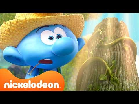 The Smurfs Find a Magic Talking Tree?! 🌳✨ | Nicktoons
