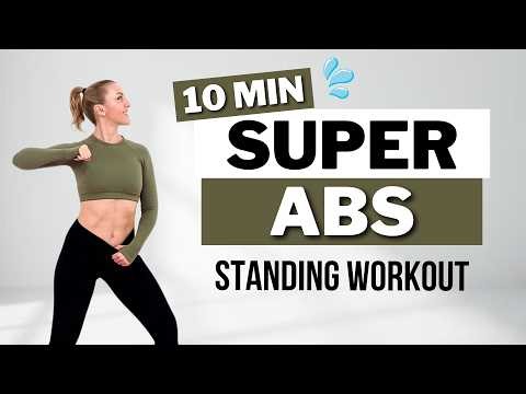 🔥10 Min STANDING ABS🔥DAILY WORKOUT TO LOSE BELLY FAT🔥KNEE FRIENDLY🔥NO REPEATS🔥