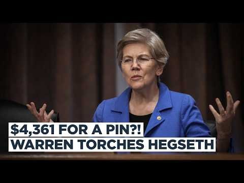 Senator Elizabeth Warren Says Private Equity Is Profiting From US Defense Spending | VERTEX
