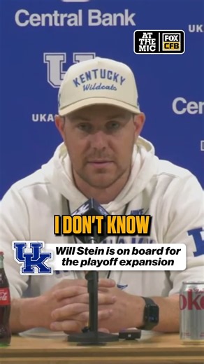 Do you agree with Will Stein's perspective on CFP expansion? #CFB #Kentucky #WillStein