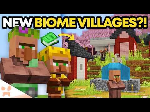 MINECRAFT JUST REVEALED NEW VILLAGER UPDATE PLANS WITH MORE BIOMES + TRADING!