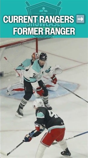 Rangers Play Tic-Tac-Toe with Former Blueshirt!