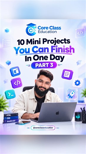 10 Mini Projects You Can Finish in One Day 🚀 | Web Development Projects for Beginners (Part 3)