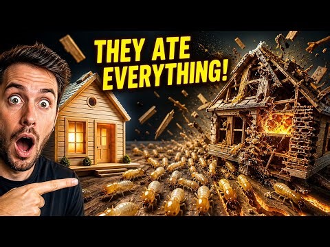 I Put 1,000 Termites in a House… and It Got Out of Control | This Colony of Termites Built a Secret.