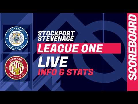 Stockport - Stevenage: LIVE score and stats of EFL English League One