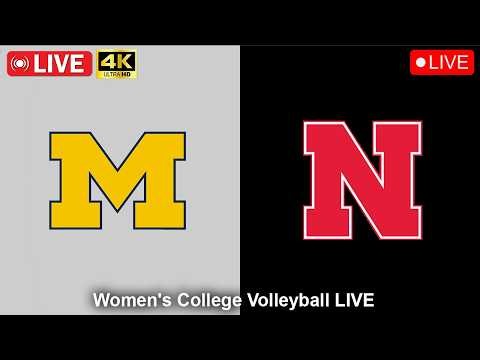 Nebraska vs Michigan LIVE HD | Women's College Volleyball 2026
