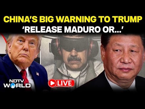 Venezuela Crisis LIVE | China's Big Warning To Trump, 'Release Maduro, Wife, Or...' | Xi Jinping