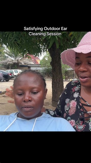 Satisfying Outdoor Ear Cleaning | satisfying