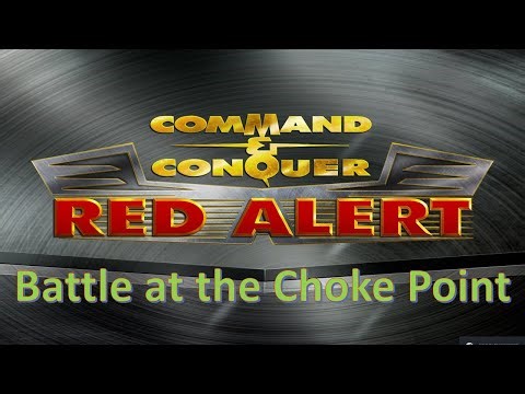 Command and Conquer Red Alert Remastered 4v4 (Battle at the Choke Point)
