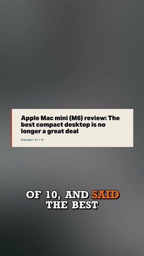 The New Mac Mini Is $899 and Reviewers Miss the $599 One #apple #macmini #technews