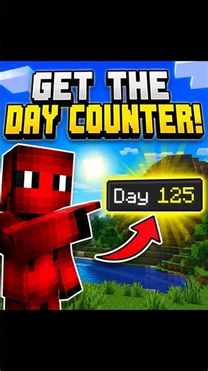 How To Get a Day Counter in Minecraft Java! 🌍⏳ #Shorts