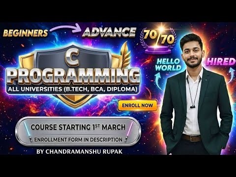 Python Full Course: 3 Months to 70/70 in University Exams 🚀