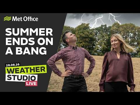 How wet will the bank holiday be? - 28/08/2026 - Weather Studio Live Met Office Forecast