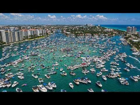 10,000 People Packed This Sandbar… Total Chaos! (Boca Bash)