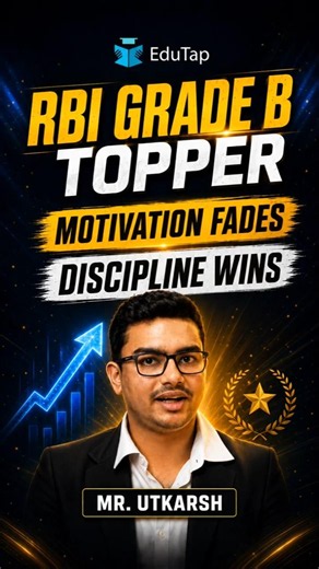 RBI Grade B Topper Reveals Discipline-First Strategy | Quality 6-Hour Study Routine That Works