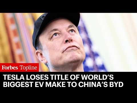 Tesla Is No Longer World’s Biggest EV Maker
