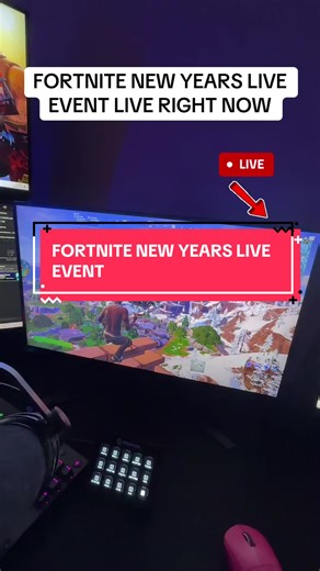 FORTNITE NEW YEARS LIVE EVENT NOW! #fyp #live #kickrzzz #livern #fortnite