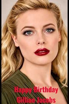 Happy 44th Birthday to the beautiful and talented actress Gillian Jacobs! 🎉💖🎂🎁🎈👑