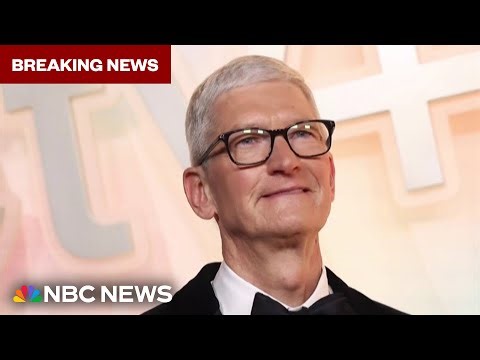 BREAKING: Apple announces Tim Cook to step aside as CEO