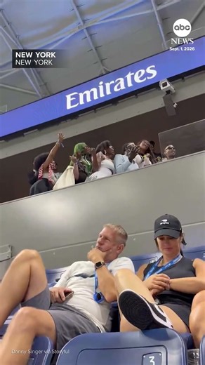 Influencers under fire for filming content during US Open match