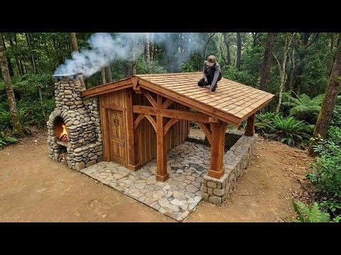 A Man Wants to Live in the Forest. He Built the Cheapest House in 20 Days