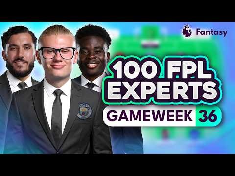 FPL GW36 EXPERT Transfer Trends & Best Captain! 🧠 100 Experts Reveal Gameweek 36 Team Plans