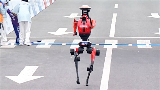 Chinese smartphone maker Honor beats human world record in Beijing robot half-marathon