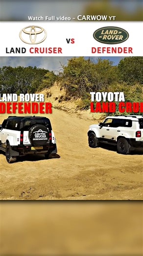 Defender vs Land Cruiser – OFF-ROAD DRAG RACE