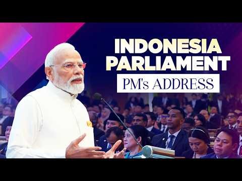 PM Modi's speech at the Indonesia Parliament