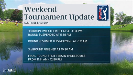 A LONG day of golf needed to come out with a victory here at the Memorial Tournament.The final round is LIVE on Golf Channel 🙌