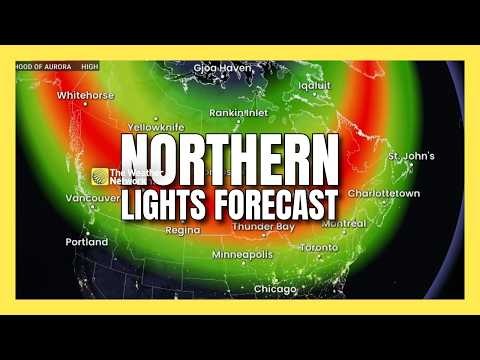 Who has the best chance to see the northern lights this week? | #forecast