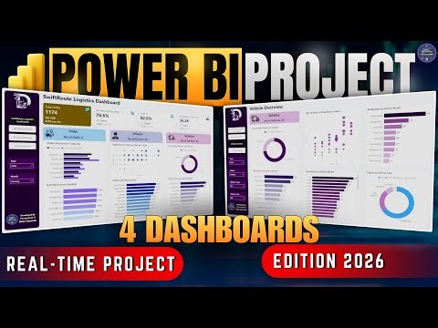 Power BI Project | Real Time | Logistics Dashboard | Zero to Hero | Edition 2026 #powerbi #sql