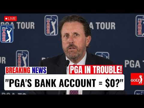 GOLF WORLD EXPLODES! Phil Mickelson HINTS at BIG FINANCIAL ISSUES Inside PGA Tour!