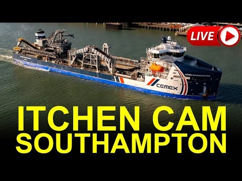 Itchen Cam - By Southampton Sailing Club Shipspotting on the Itchen River (Tug & RoRo) LIVE 24/7