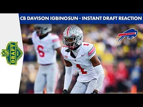 Instant Reaction: Bills Select Ohio State CB Davison Igbinosun After Trade Up In The 2nd Round