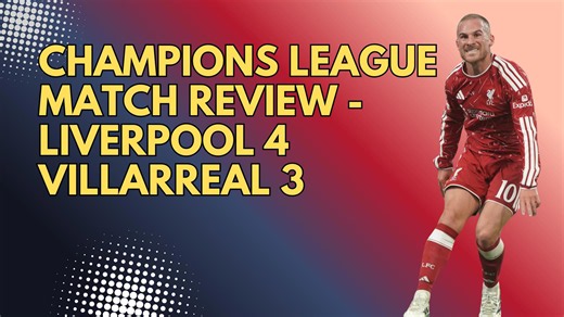 Seven-goal thriller: Liverpool edge past Villarreal 4-3 in Champions League