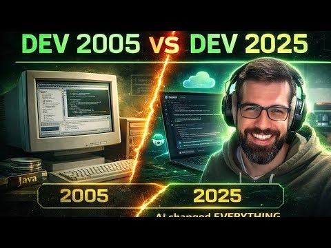 Developer 2005 vs 2025 (20 years later...)