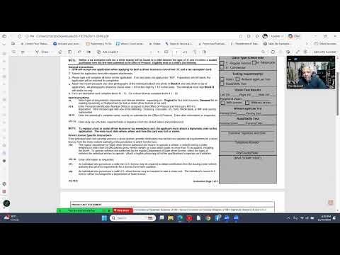 Form DS-1972: Dept. of State Driver License & Tax Exemption for Foreign Missions / International