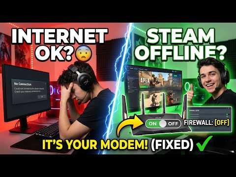 How to Fix Steam No Connection Error Stop Random Disconnects & Lag ✅
