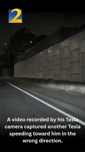 WATCH: Man narrowly avoids crash with wrong-way driver on interstate