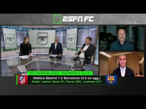 Debating Barcelona's red card decision + How far can Atletico Madrid go in UCL 👀 | ESPN FC